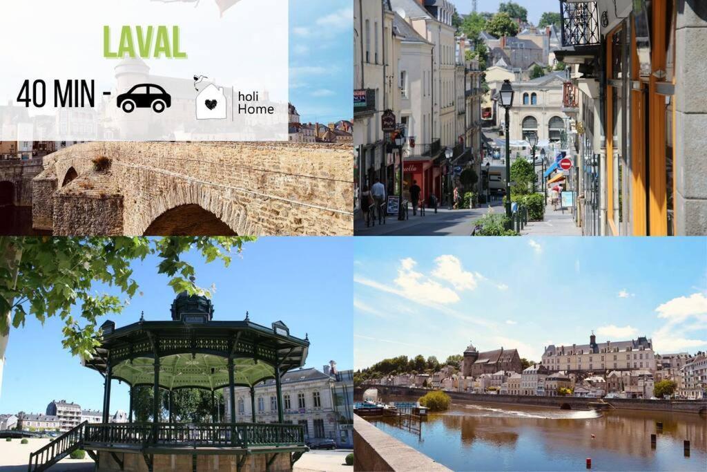 H3 Charmante Maison Sur La Vilaine Pres Du Chateau Vitré Екстериор снимка